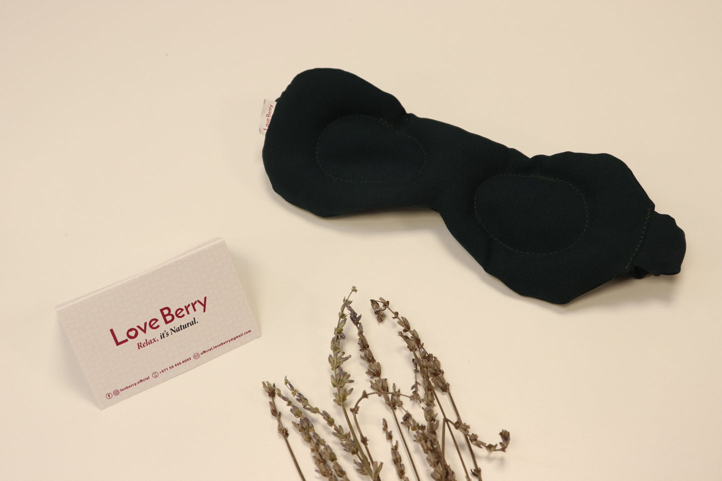 Soothing Herb Eye Mask Forest Green Color