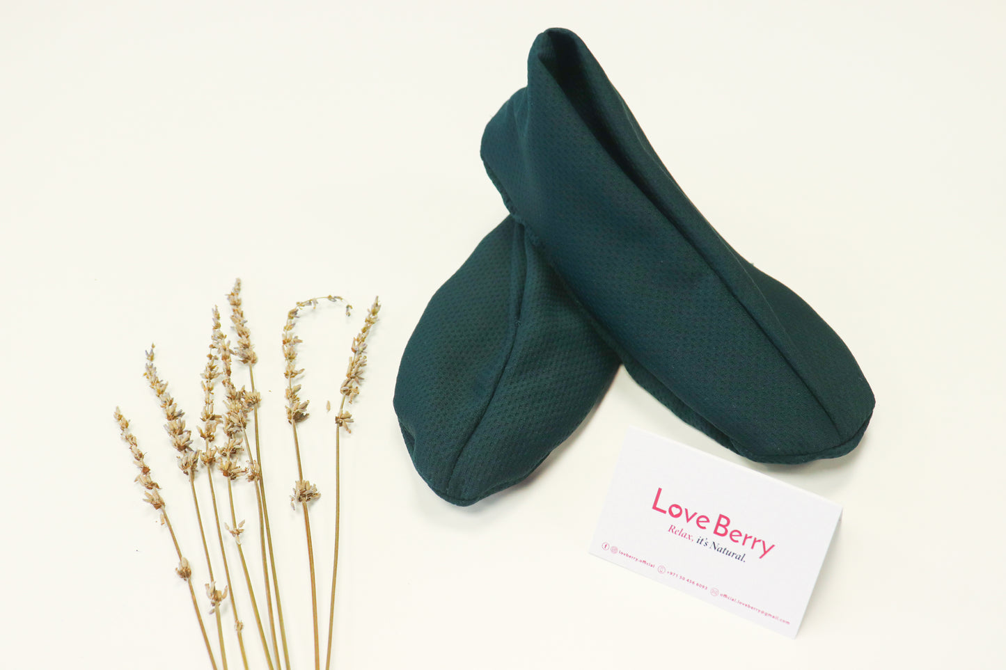 Soothing Herb Slipper/ Hoof Forest Green Color