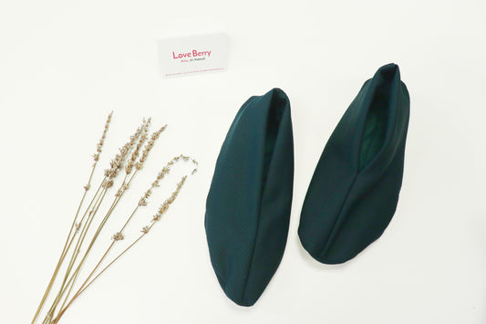Soothing Herb Slipper/ Hoof Forest Green Color