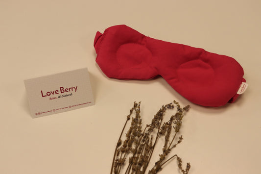 Soothing Herb Eye Mask Maroon Color